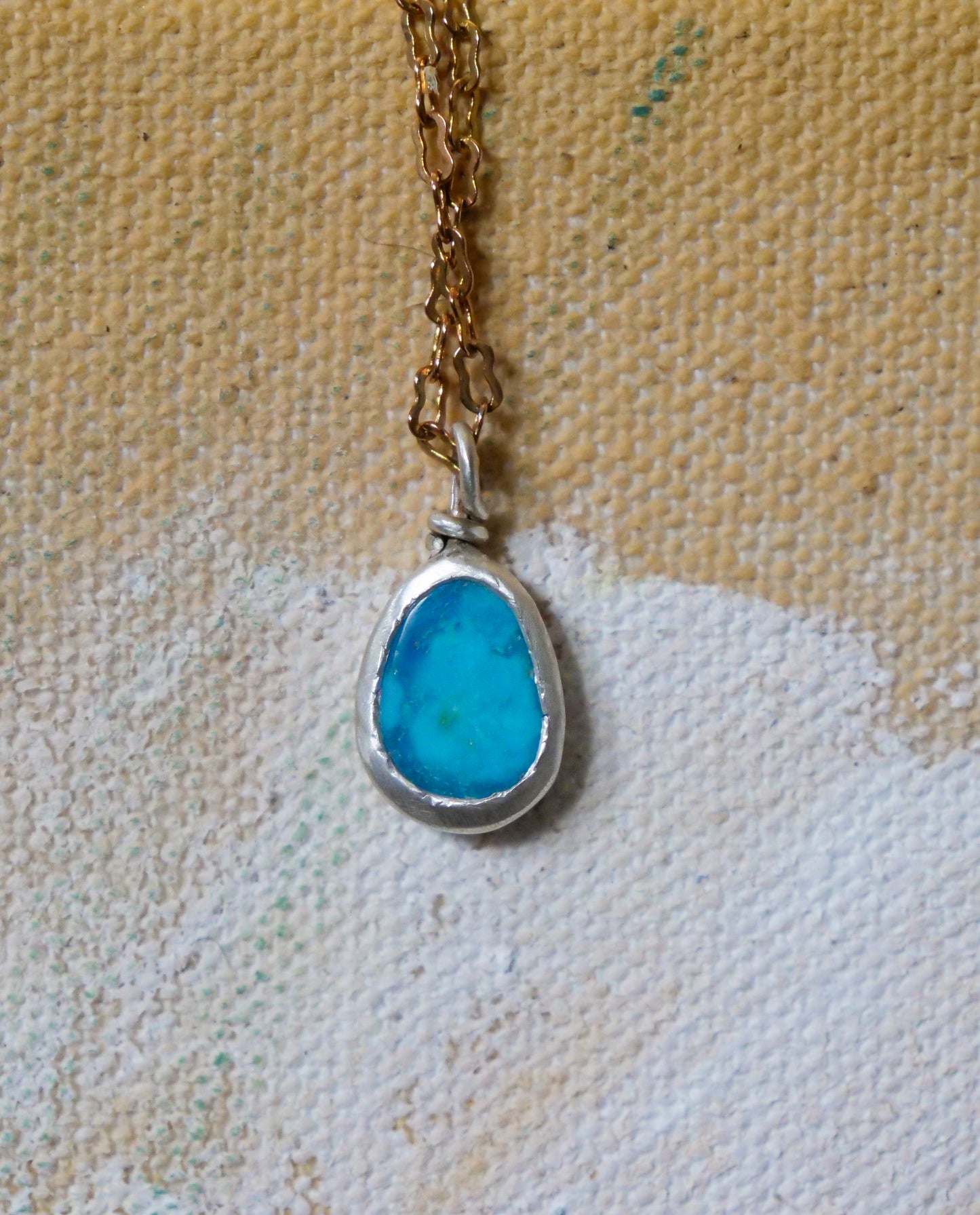 Fox Mine Bezel Wrap Necklace