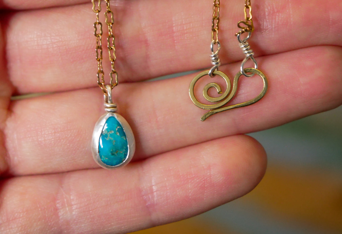 Fox Mine Bezel Wrap Necklace