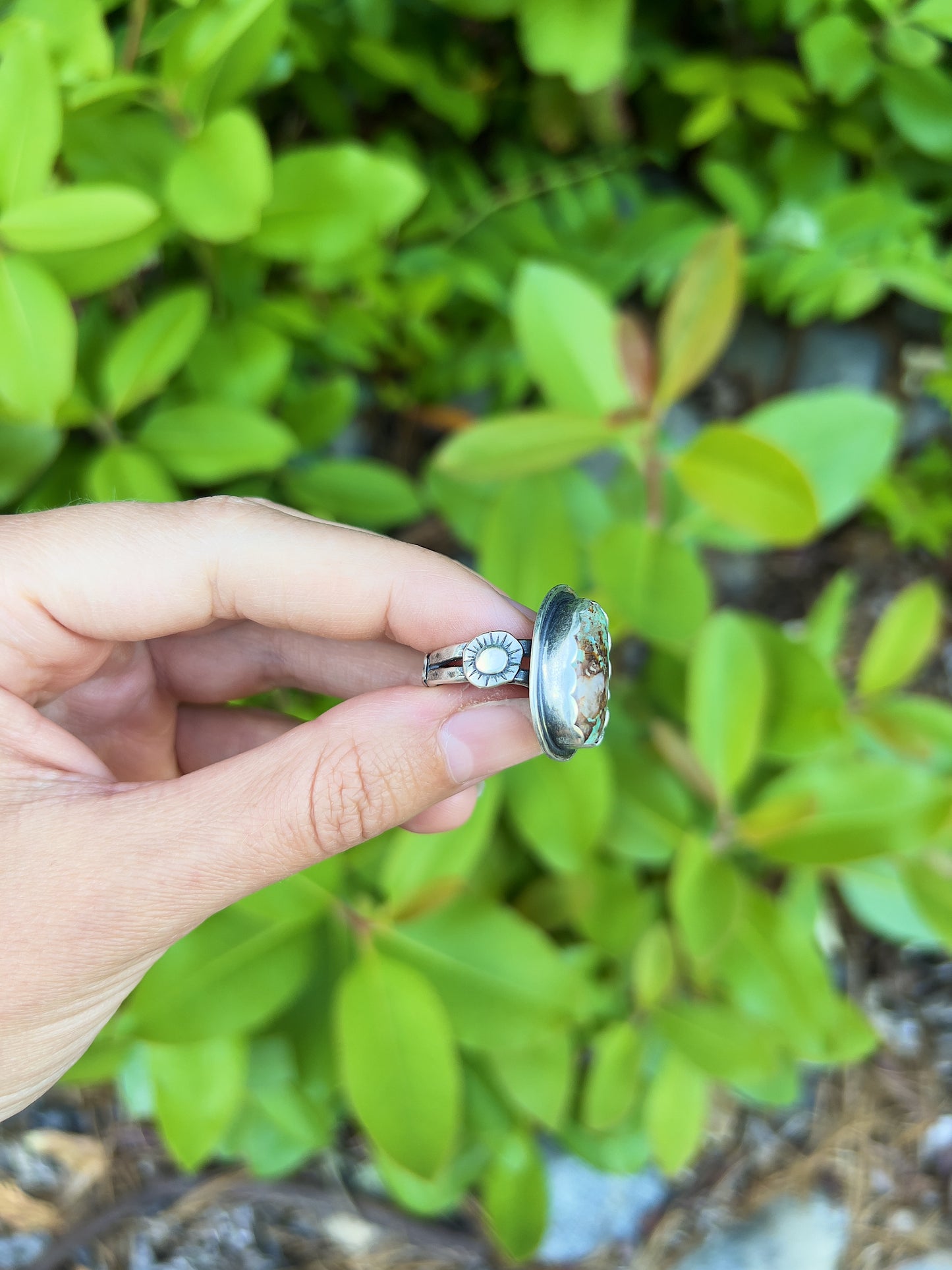 Mountain Ring, Royston/Quartz, Size 6