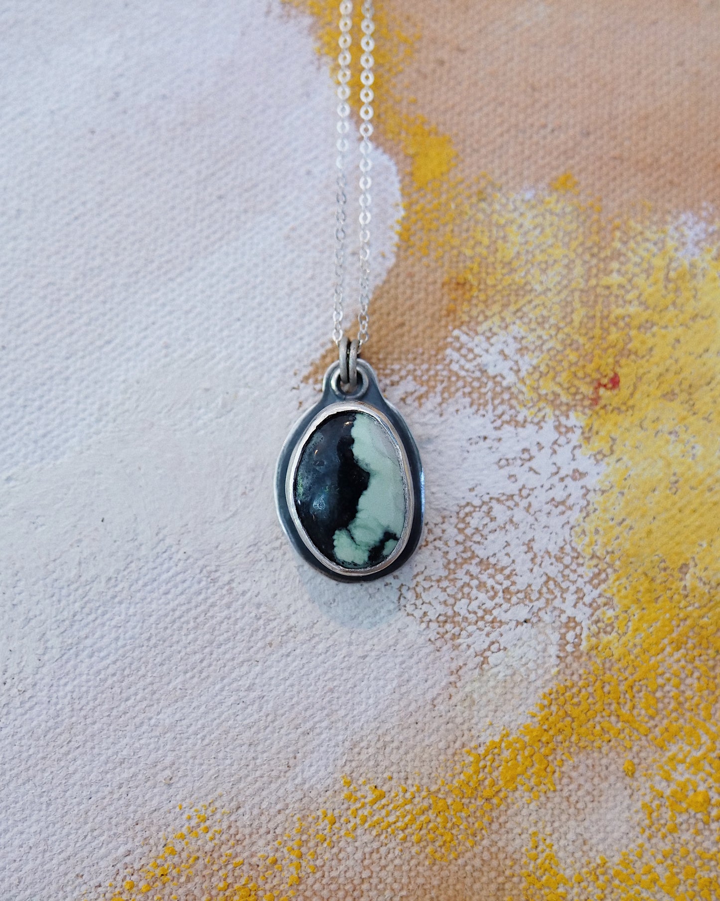 Variscite Freeform Necklace